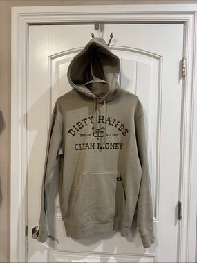 Khaki Dirty Hands Hoodie